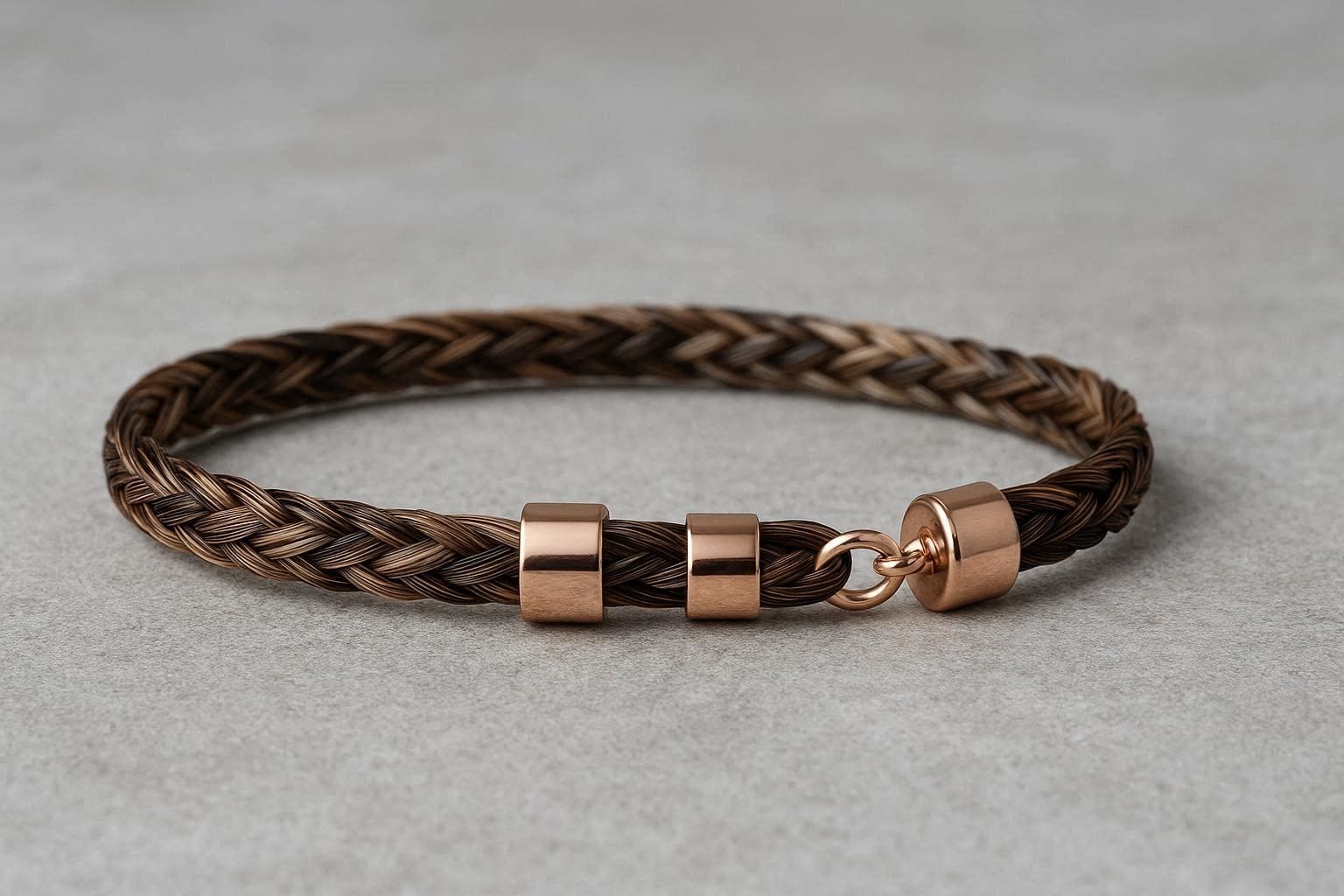 15 Elegant and Breathtaking Horse Hair Bracelets 14 Rose Gold Horse Hair Bracelet 15 Elegant and Breathtaking Horse Hair Bracelets - 14 horse hair bracelets