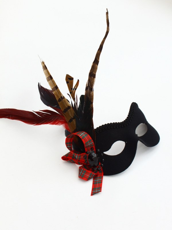 Scottish-Tartan-Masquerade-Mask 89+ Most Stylish Masquerade Masks in 2020