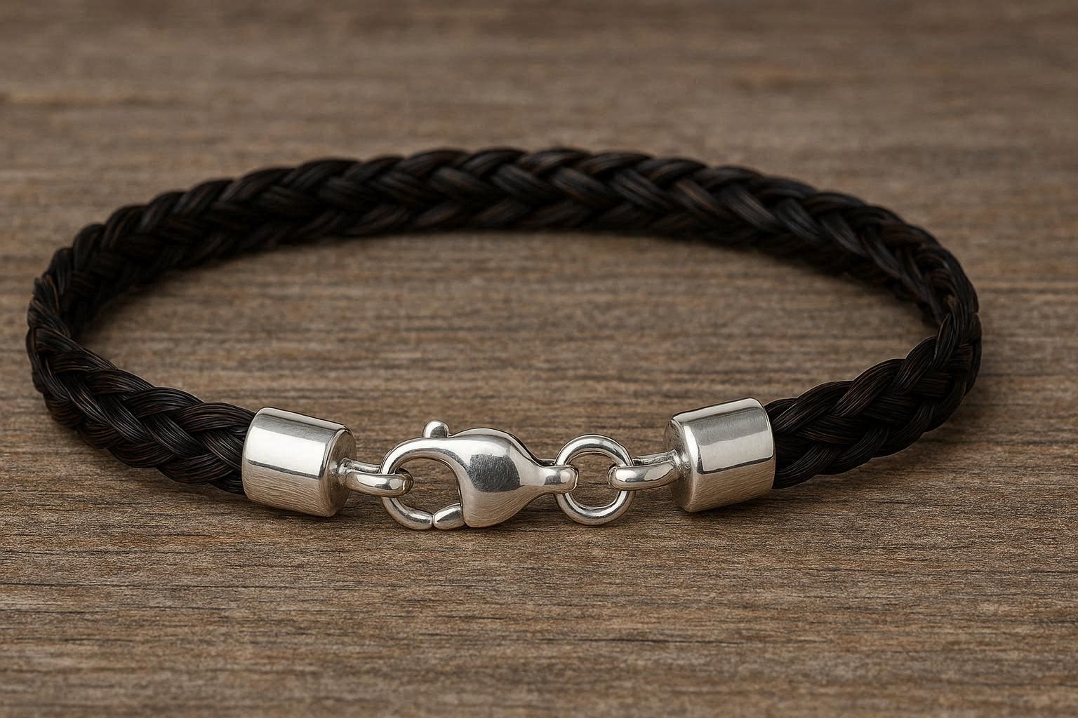 15 Elegant and Breathtaking Horse Hair Bracelets 5 Sterling Silver Clasp Horse Hair Bracelet 15 Elegant and Breathtaking Horse Hair Bracelets - 5 horse hair bracelets