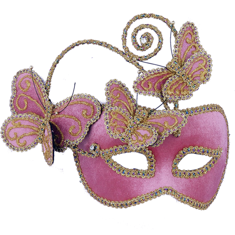 mask-venetian-hot-pink-butterflies-721773624674 89+ Most Stylish Masquerade Masks in 2020