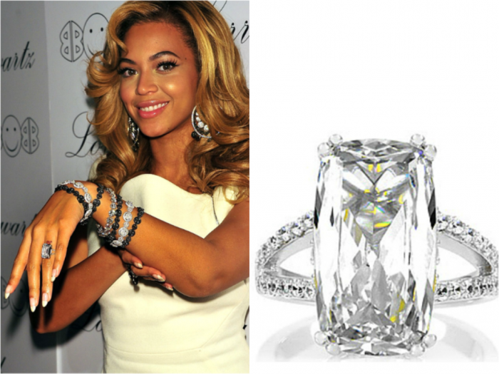 Beyonce-Ring Top 10 Most Expensive Women's Wedding Rings