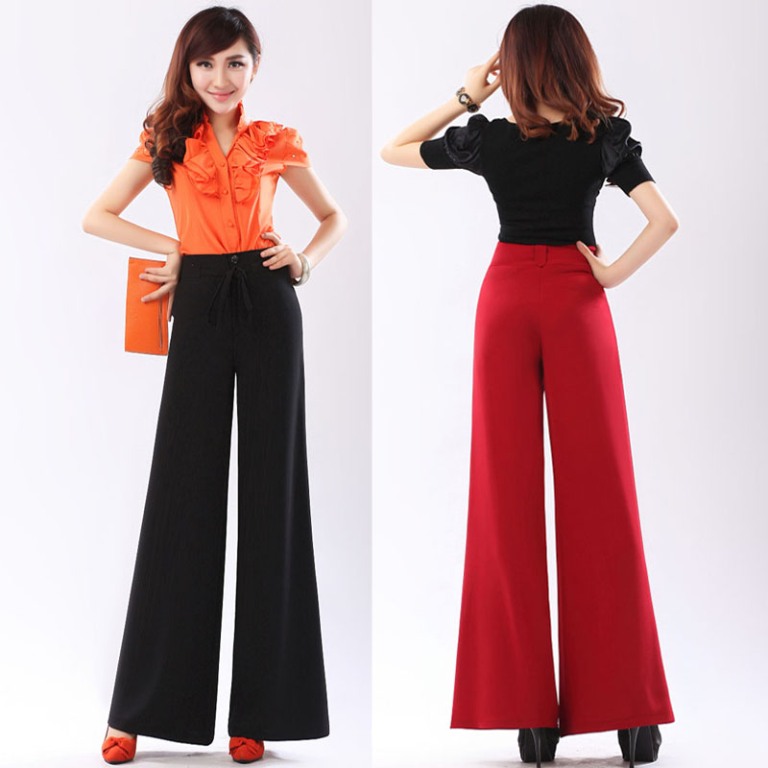 Top 10 Fabulous & Stunning Fashion Trends 12 Higher-waist and wide-leg pants