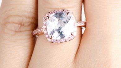 marina s rose gold cushion cut engagement ring with pink czs 67 30 Elegant Design Of Engagement Rings In Rose Gold - 6