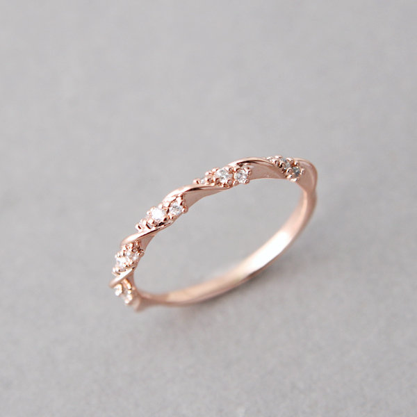 original5 30 Elegant Design Of Engagement Rings In Rose Gold