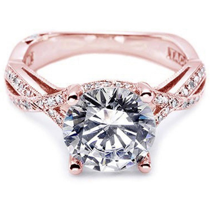 rose-gold 30 Elegant Design Of Engagement Rings In Rose Gold