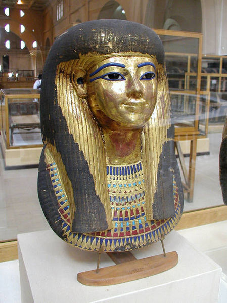 449px-Mummy_mask_of_Thuya 39 Most Famous Pharaohs Gold Statues