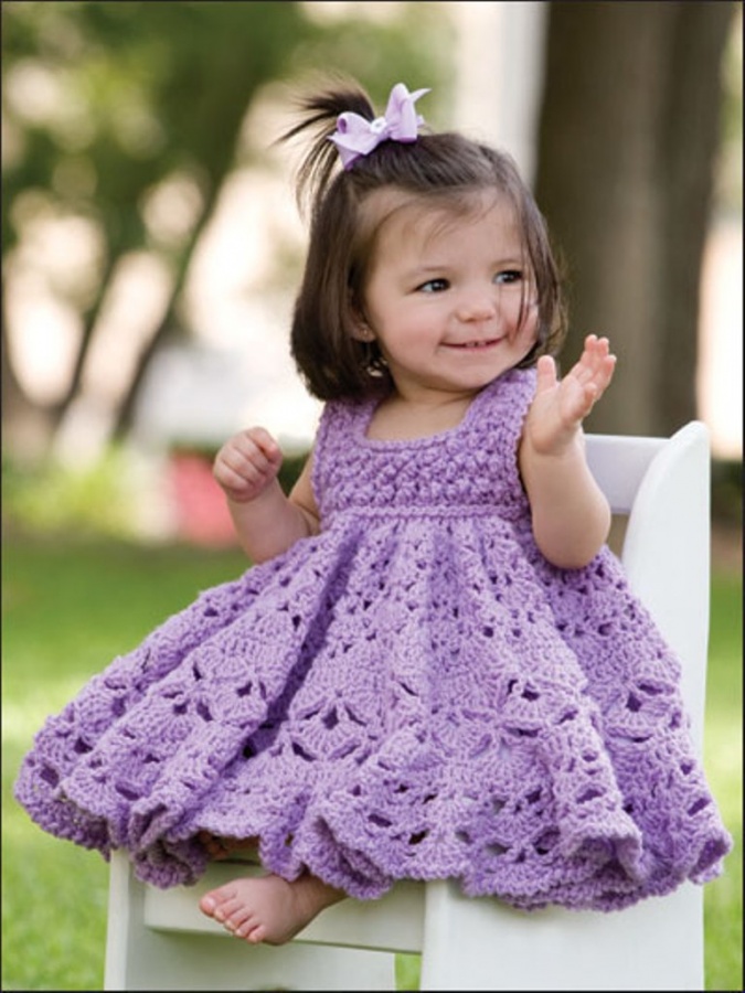 7840_1 25 Magnificent & Dazzling Collection of Crochet Dresses for Baby Girls