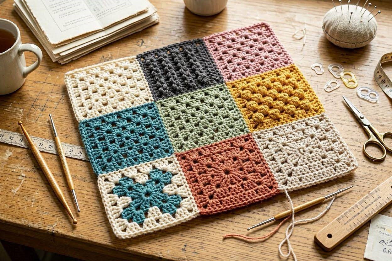 Top 10 Fascinating Ideas to Create Crochet Patterns on Your Own 5 Build a Personalized Stitch Sampler Top 10 Fascinating Ideas to Create Crochet Patterns on Your Own - 5 crochet patterns