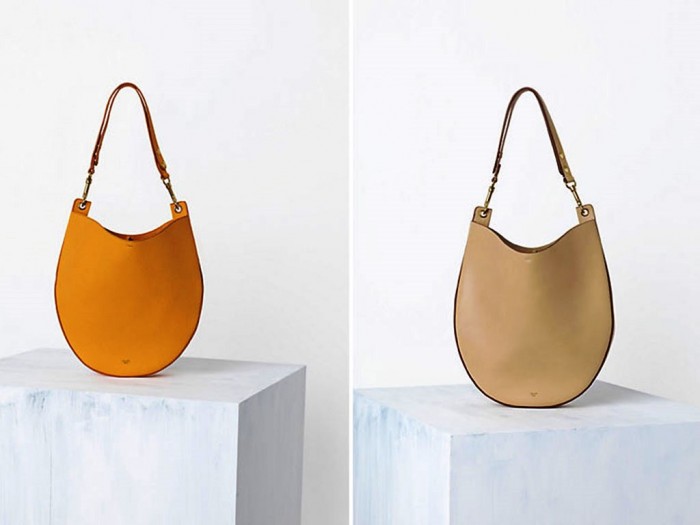 Celine-Mustard-Saffron-Hobo-and-Beige-Bag-Spring-2014