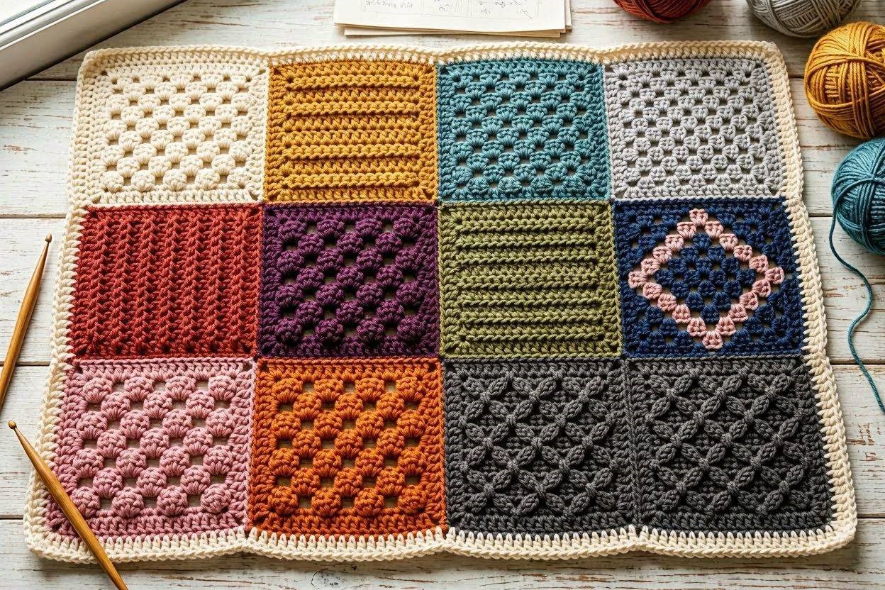 Top 10 Fascinating Ideas to Create Crochet Patterns on Your Own 9 Combine Multiple Stitch Textures of crochet Top 10 Fascinating Ideas to Create Crochet Patterns on Your Own - 9 crochet patterns
