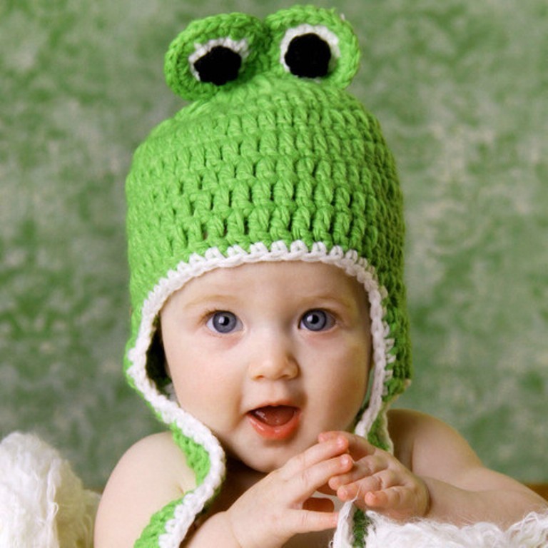 Froggy_3__recolored_large 20 Marvelous & Catchy Crochet Hats for Newborn babies