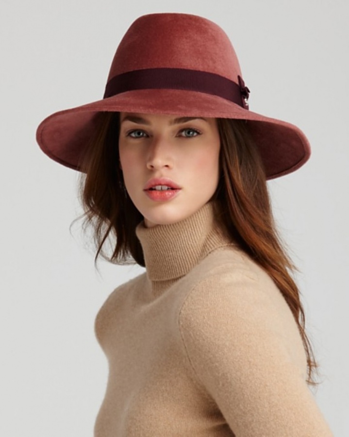Helen Kaminski Nina wide brim trilby hat bloomies 295