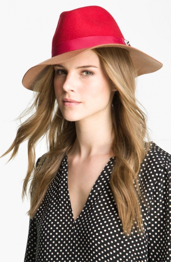 Juicy-Couture-colorblocked-floppy-fedora-on-sale-for-38.90-nordies Top 15 Hat Trend Forecast for Fall & Winter 2020