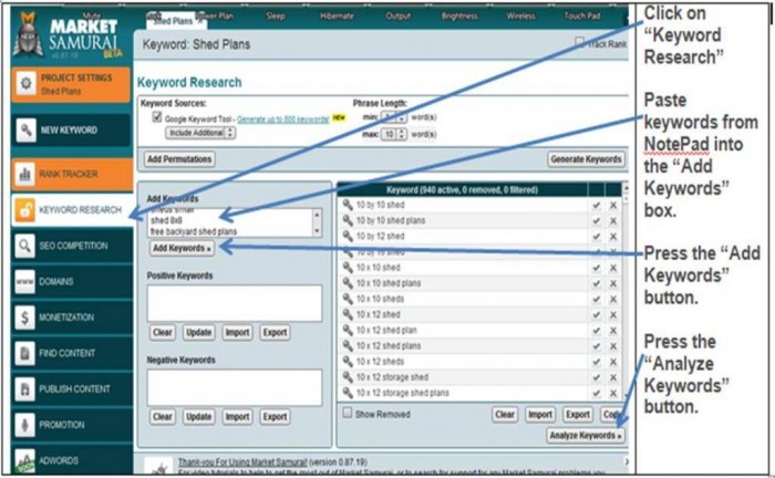 Generate More Traffic & Rank #1 with Market Samurai 4 MarketSamuraiKeywordResearch