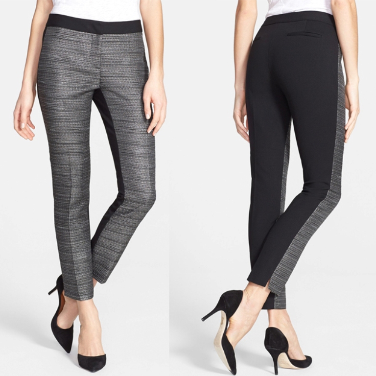 Mixed-media-pant