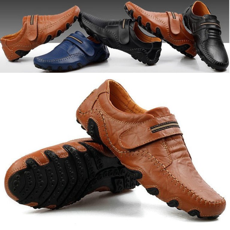 New-2014-Fashion-Octopus-Genuine-Leather-Breathable-Flats-Men-Summer-Shoes-Mens-Sneakers-Driving-Shoes-Free 20+ Exclusive Men's Shoes Fashion Trends Coming Back in 2020