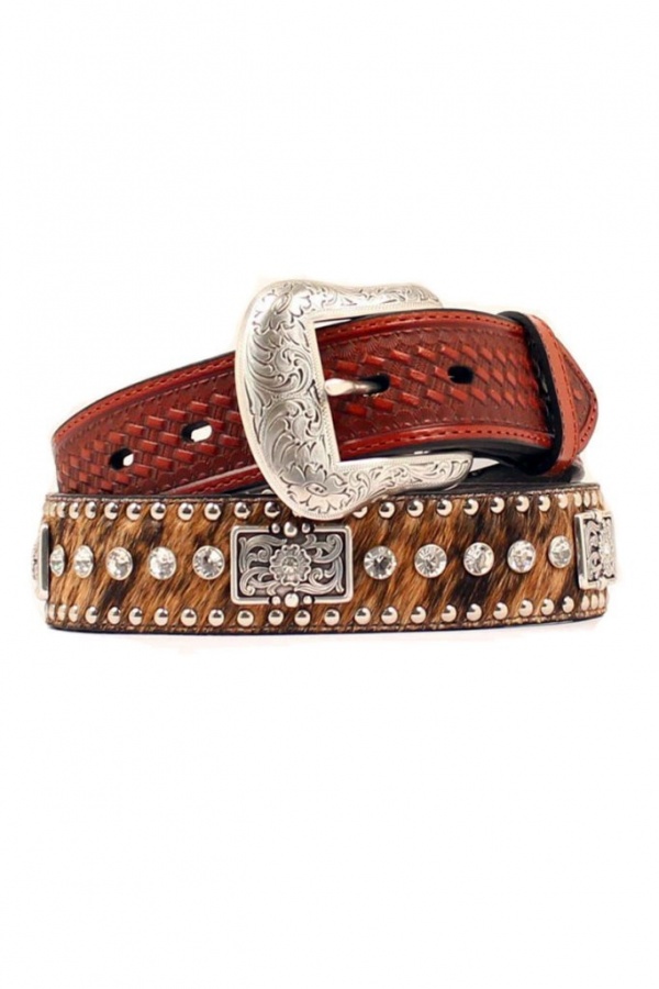 Nocona_Brown_Crystals_Square_Concho_HairOn_Western_Belt_N2442302