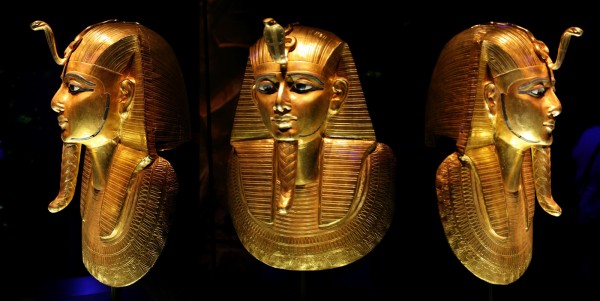 Psusennes-I-death-mask 39 Most Famous Pharaohs Gold Statues