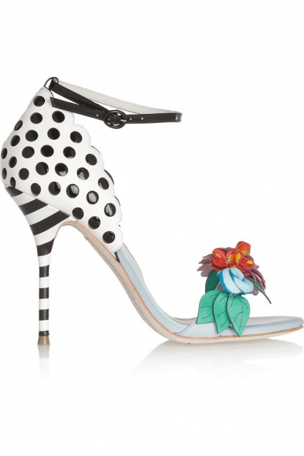 20+ Hottest Shoe Trends for Women in Next Spring & Summer 22 Sophia-Websster-Lilico-flower-embellished-leather-sandals-8