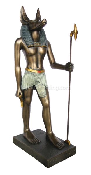 anubis-standing-TL-1142 39 Most Famous Pharaohs Gold Statues