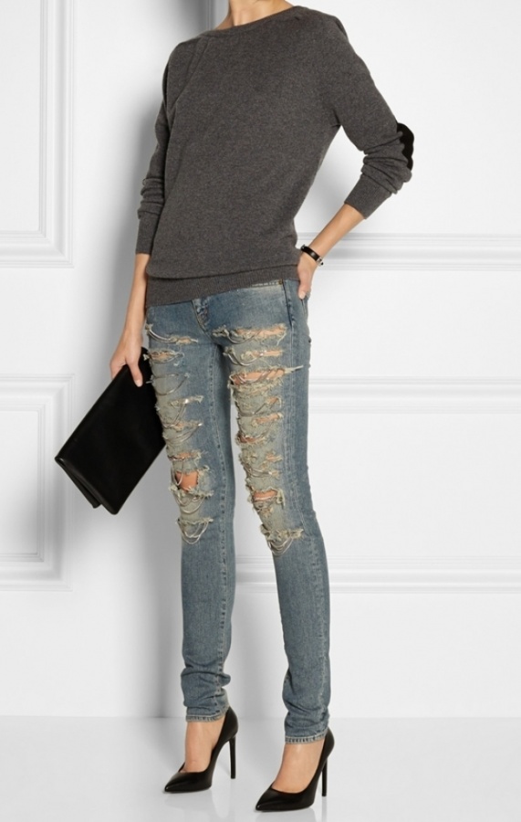 chain jeans skinny women saint laurent online 27+ Latest & Hottest Jeans Fashion Trends Coming - 8
