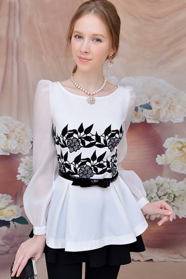 Top 10 Worst Fashion Trends & Fads To Avoid 2 floral-print-peplum-waist-shirt