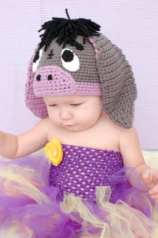 full_3629_2189_CrochetPatternforLittleDonkeyHat_1 25 Magnificent & Dazzling Collection of Crochet Dresses for Baby Girls