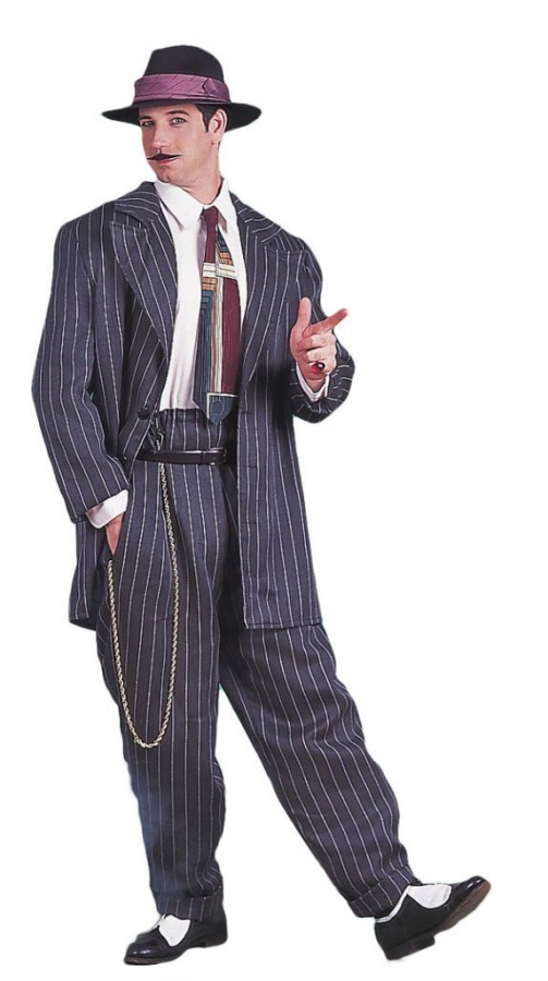 grey-pinstripe-zoot-suit The 20 Most Common Fashion Trends & Fads in 1920’s