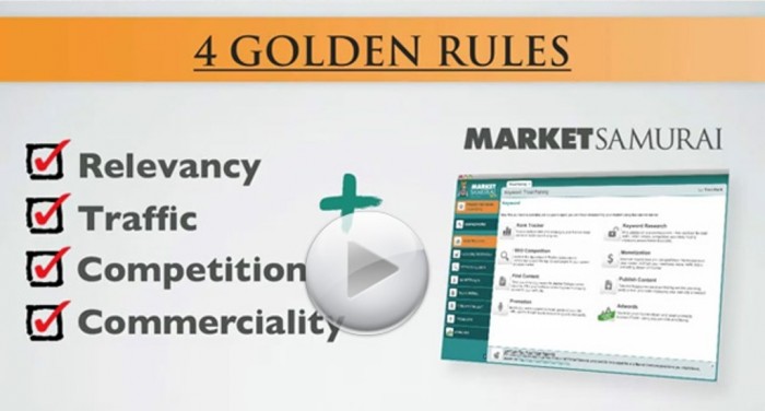 Generate More Traffic & Rank #1 with Market Samurai 3 market-samurai-golden-rules