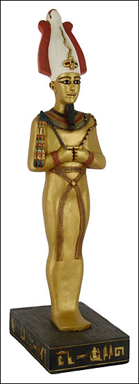 osirus-4 39 Most Famous Pharaohs Gold Statues