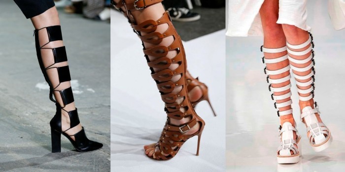 spring 2014 breaking trends strappy high boots Top 10 Hottest Women's Boot Trends - Fashion Magazine 13