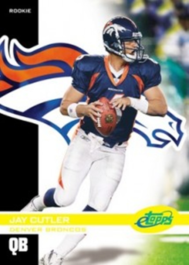 2006-Jay-Cutler-RRO-RC-eTopps-In-Hand-Chrome-Like Top 10 Most Valuable & Expensive eTopps Sports Cards