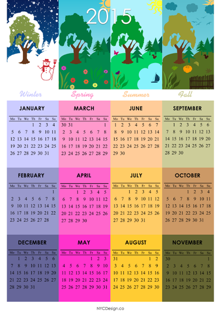 2015-Calendar-4Seasons-001 Top 15 Holiday Calendar Designs [EXCLUSIVE] ...