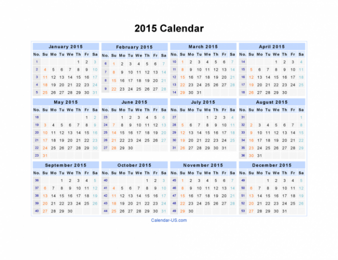 Best 15 Printable Calendar Templates