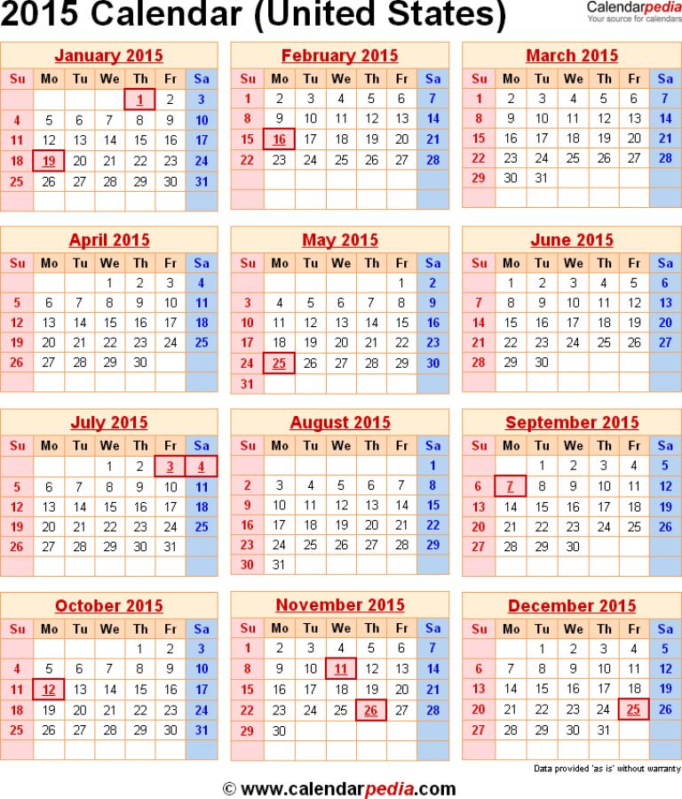 2015-calendar-usa Top 15 Holiday Calendar Designs [EXCLUSIVE] ...