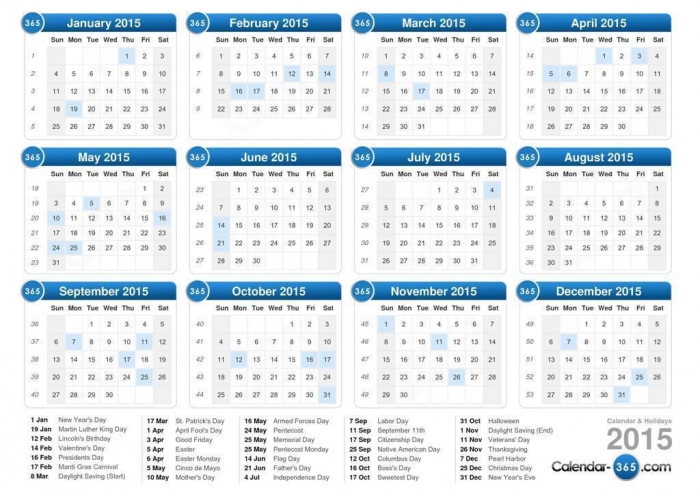 2015-calendar Top 15 Holiday Calendar Designs [EXCLUSIVE] ...