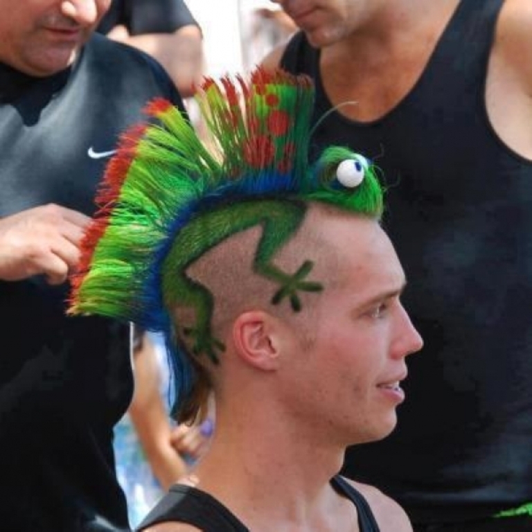 4 25 Funny and Crazy Hairstyles to Change Yours