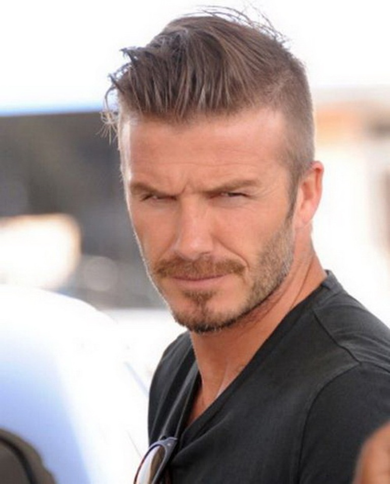 David-Beckham-Short-Haircuts-2014 15+ Stylish Celebrity Beard Styles for 2022