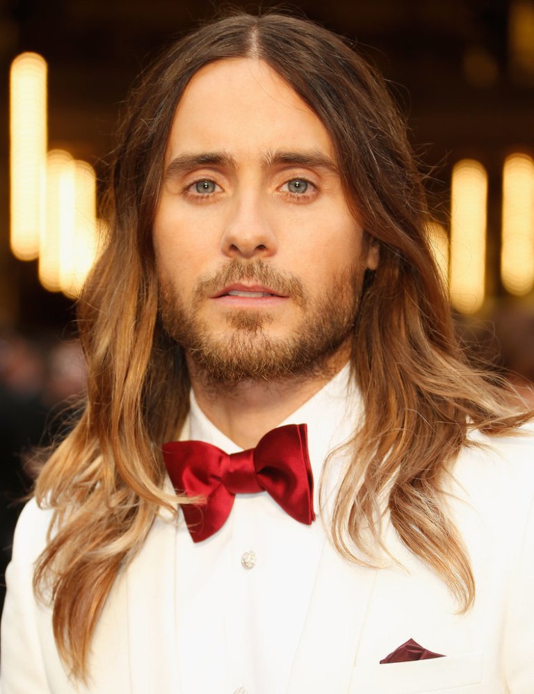 How-get-Jared-Leto-Hair-From-2014-Oscars 20+ Best Chosen Men’s Hair Color Trends for 2019