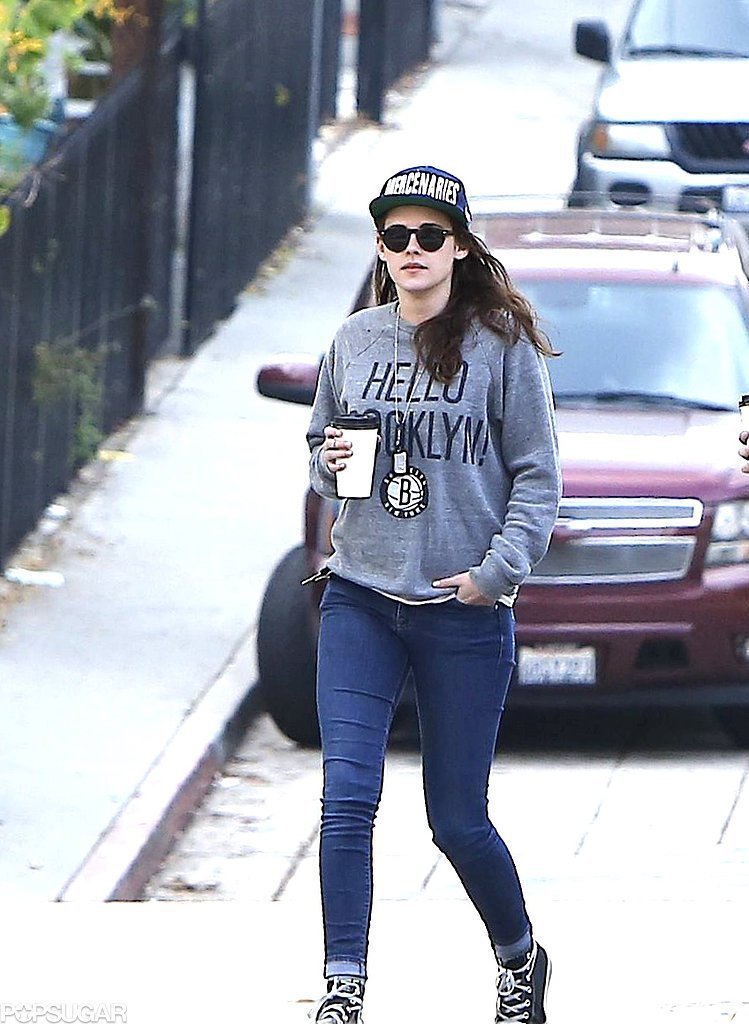 Kristen-Stewart-walked-through-streets-LA Top 10 Celebrity Casual Fashion Trends for 2020