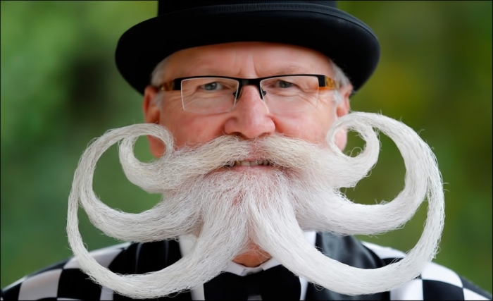 Photo-by-REUTERS-Vincent-Kessler 25 Crazy and Bizarre Beard and Moustache Styles