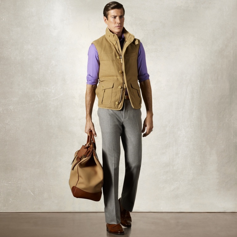 Ralph-Lauren-Purple-Label-Men-Linley-Cashmere-Down-Vest-1 80's Fashion Trends for Men