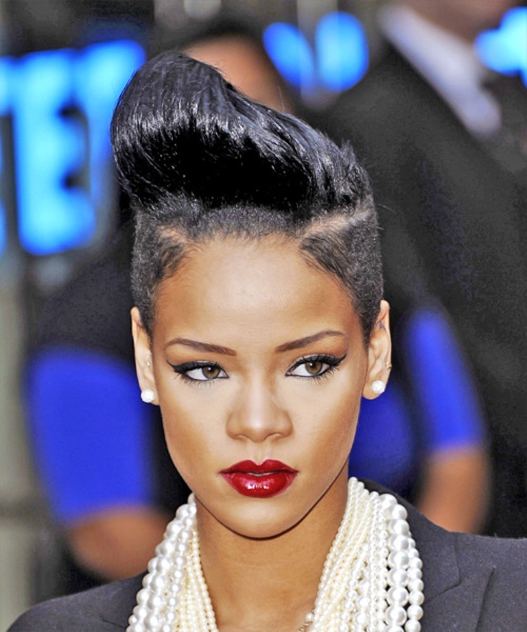 Rihanna crazy haircuts short hair