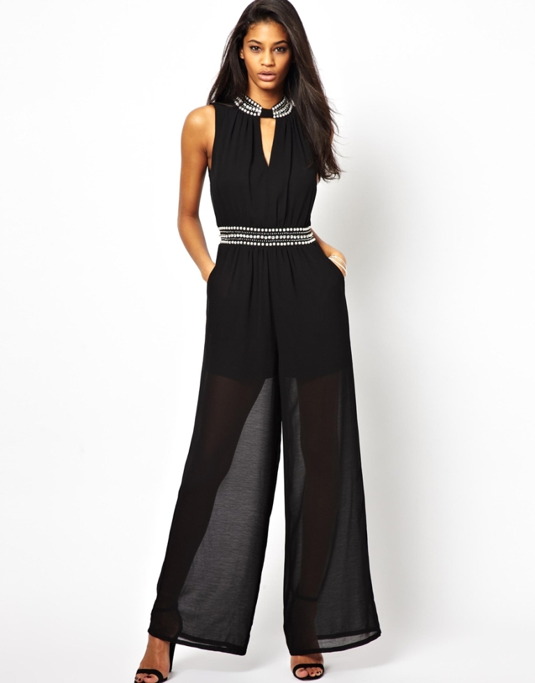 TFNC-Jumpsuit-With-Embellished-Neck-and-Waist-Detail Top 20 Fashion Trends that Men Hate