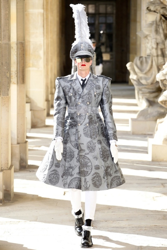 20+ Hottest Military Clothing Fashion Trends 18 Thom-Browne-Spring-Summer-2014-Menswear-Show-2