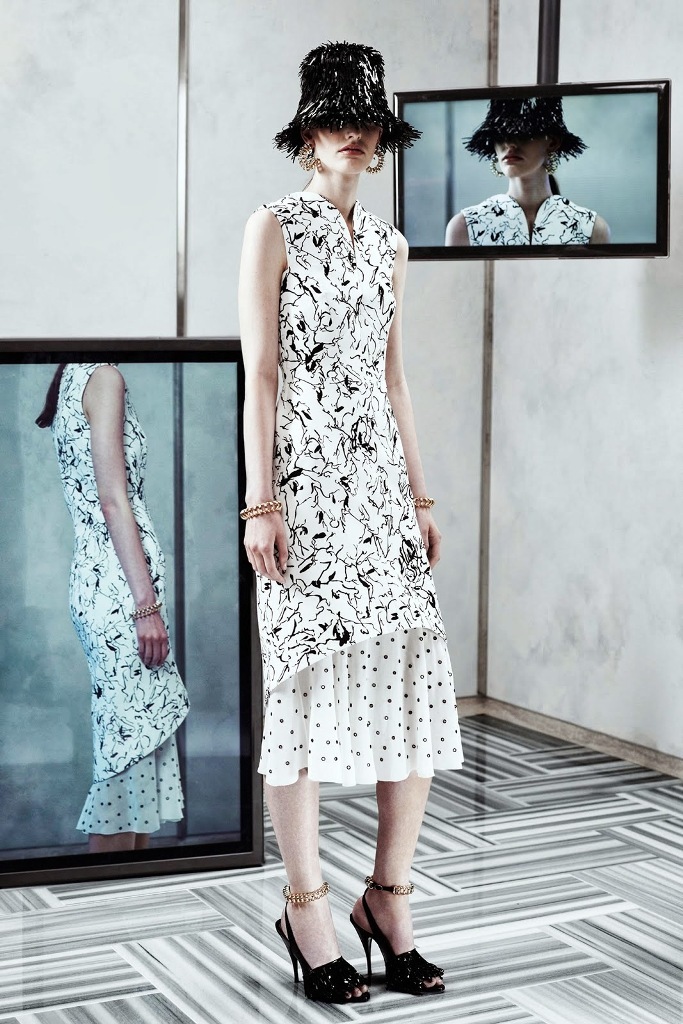Top 10 Fashion Trends from Resort 15 Trend - Black & White Balenciaga Resort 2014