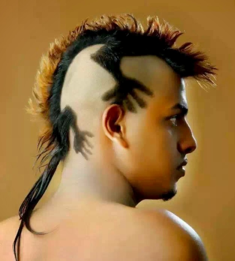 Weird-Hairstyles-3 25 Funny and Crazy Hairstyles to Change Yours
