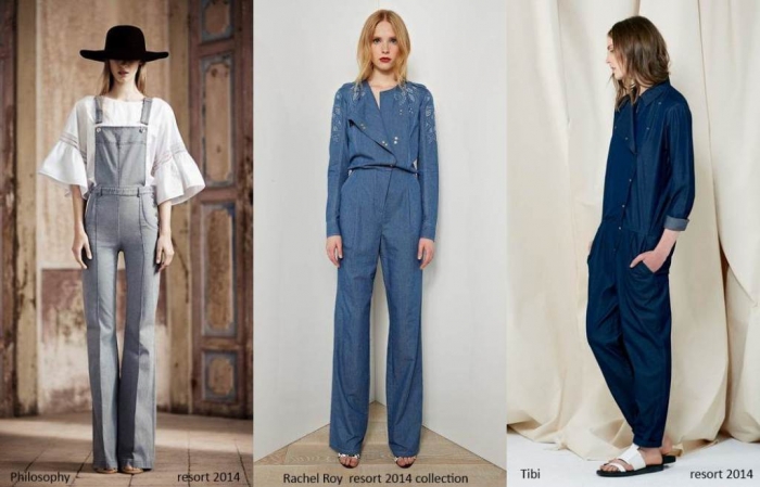 denim-overalls-jumpsuits-resort2014 Top 10 Fashion Trends from Resort