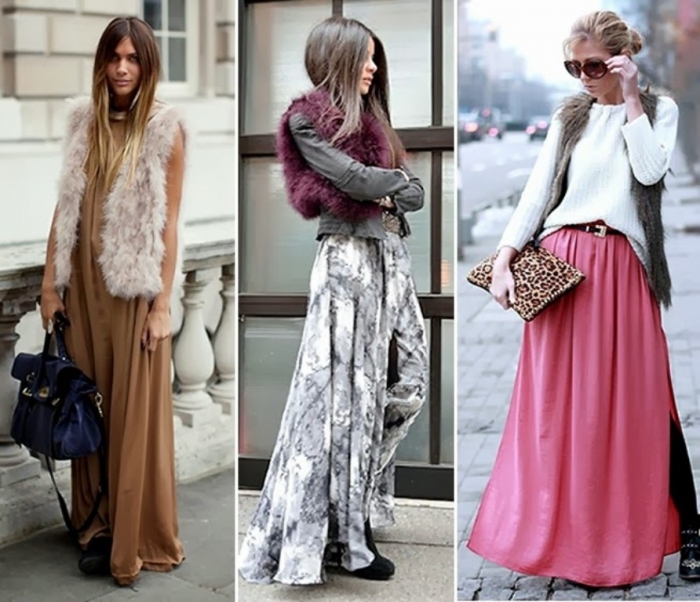 fur dress models-trends