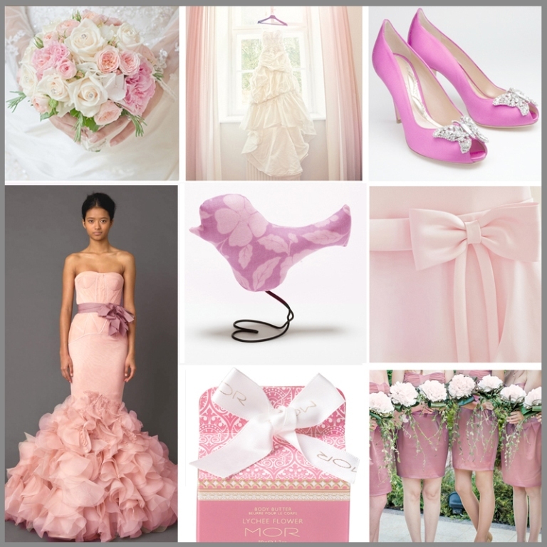 Top 10 Modern Color Trends for Weddings Planned 11 pink-wedding